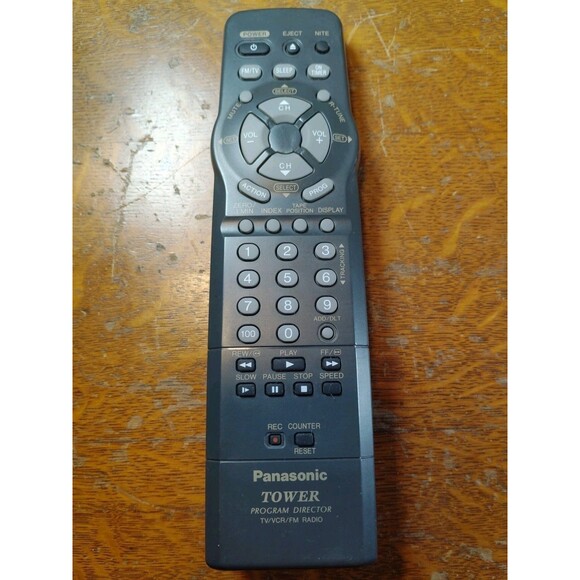 Panasonic Light Tower K1V-001055 VCR TV Cable Program Director Universal Remote - Picture 1 of 4